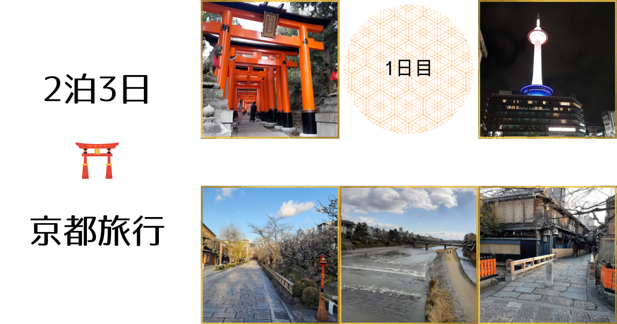京都旅行1日目のアイキャッチ